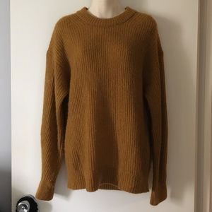 EVERLANE Pumpkin Spice Alpaca Blend Crew Sweater S